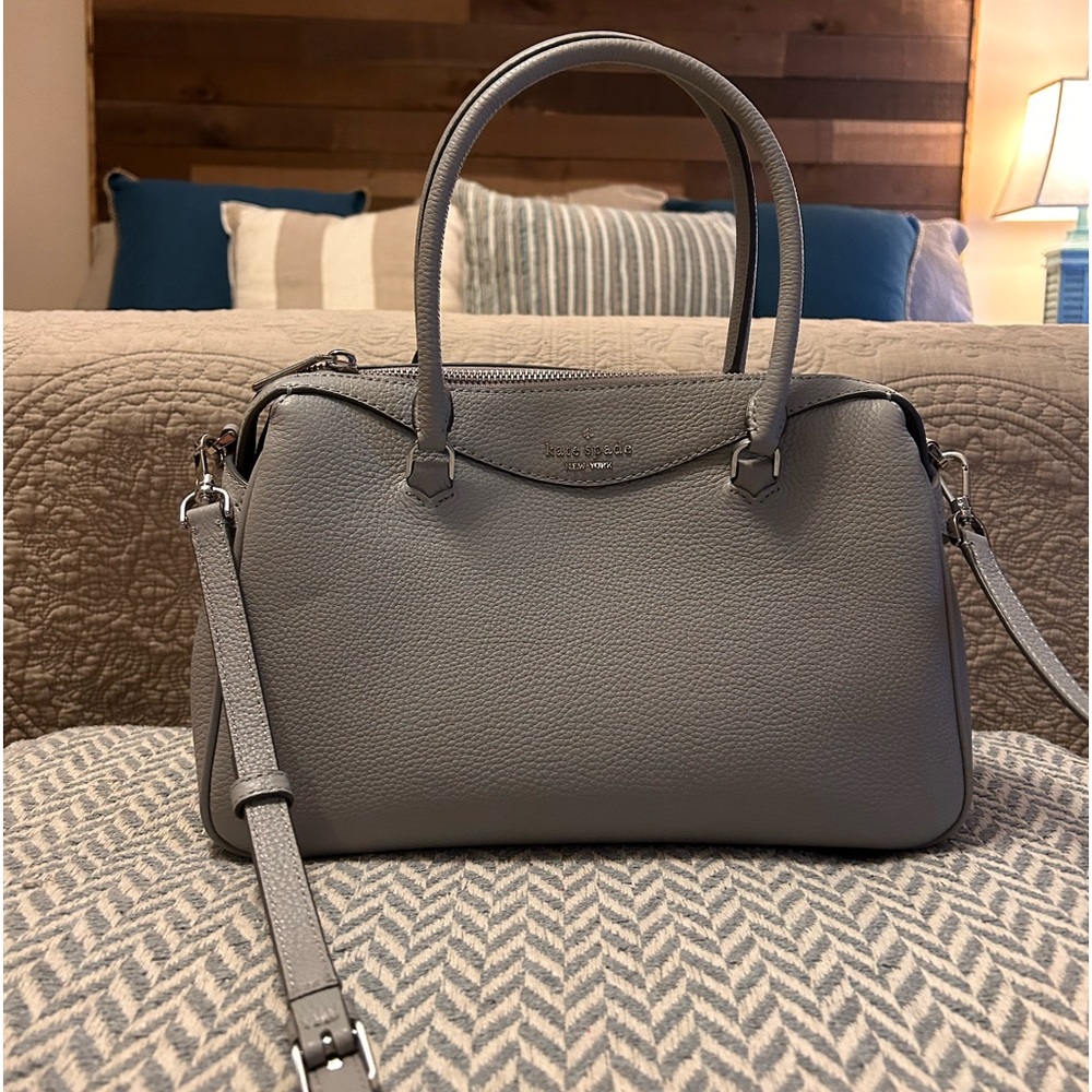 kate spade NWT Mimi satchel grey